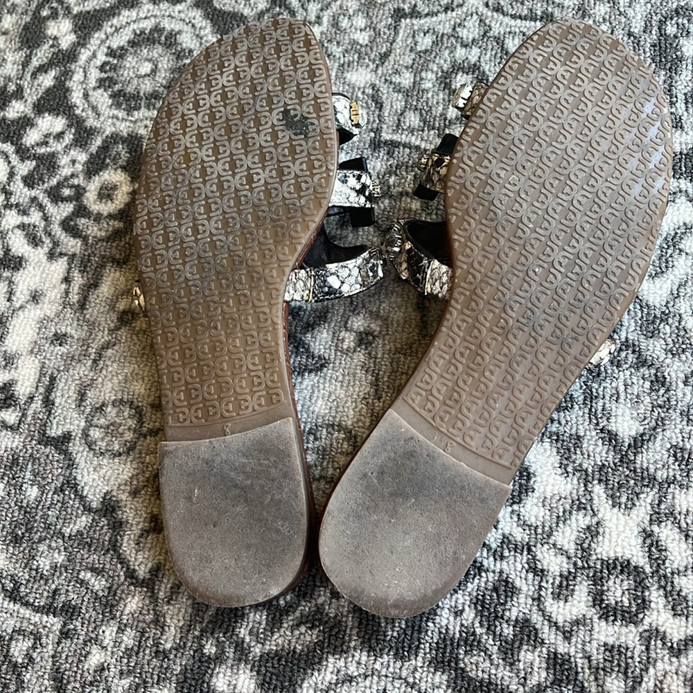 Sam Edelman sandals slides bling bling reptile print - Picture 5 of 5